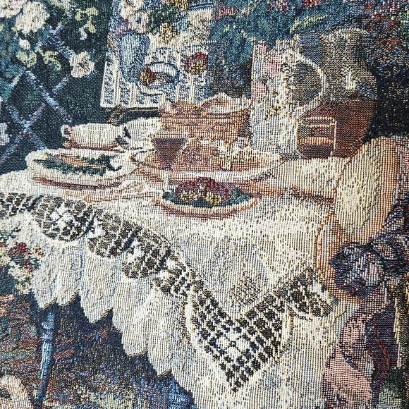 Vintage Portrait Tapestry Vest 3X - Picture 6 of 11